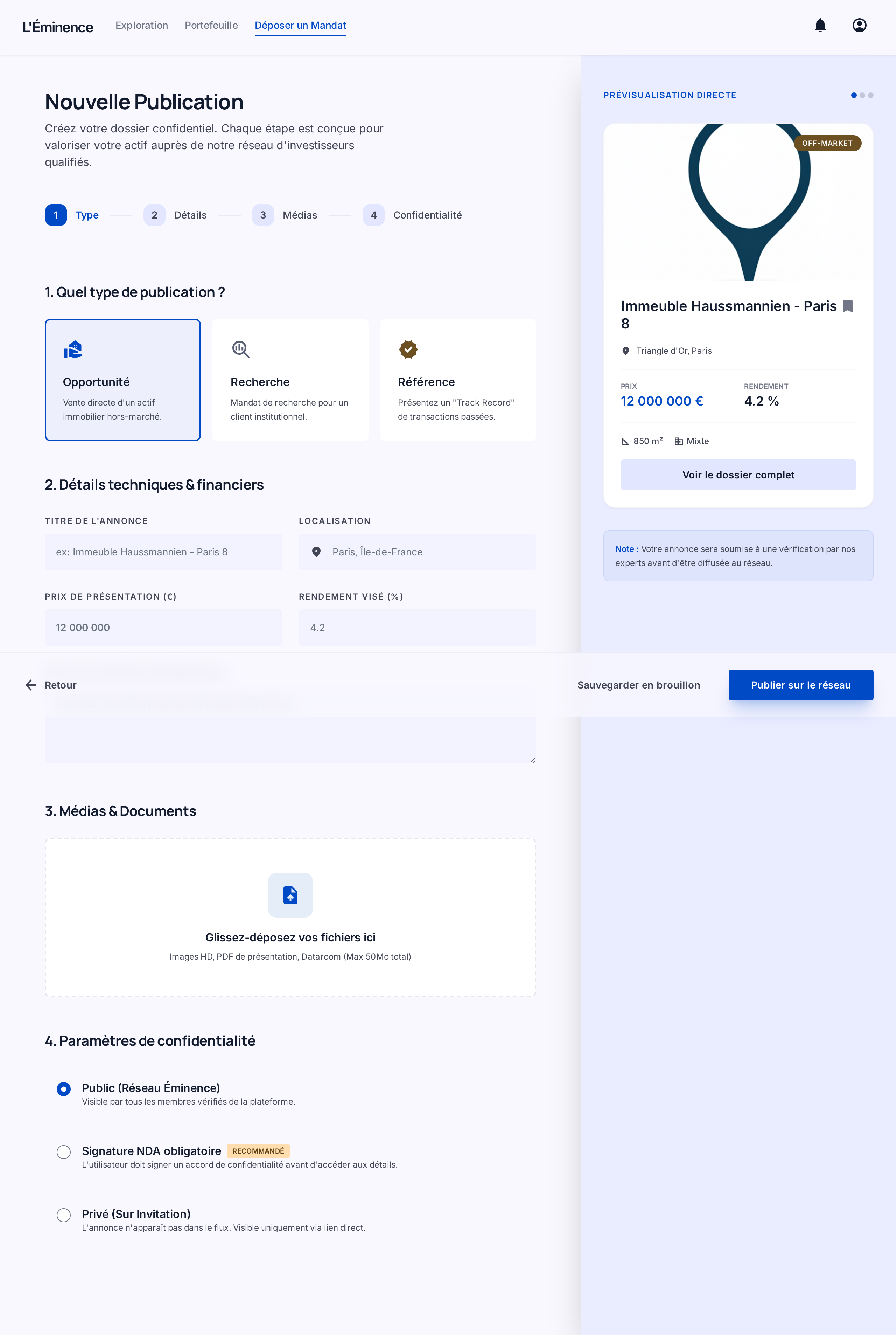 Publier une annonce